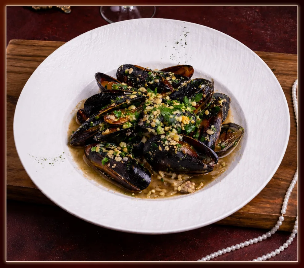 Vẹm Sốt Bơ Tỏi tại Anna's Bistro